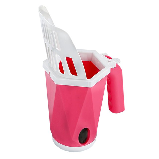 2 in 1 Cat Litter Shovel Scoop-Wiggleez-Red + 2 Rolls-Wiggleez