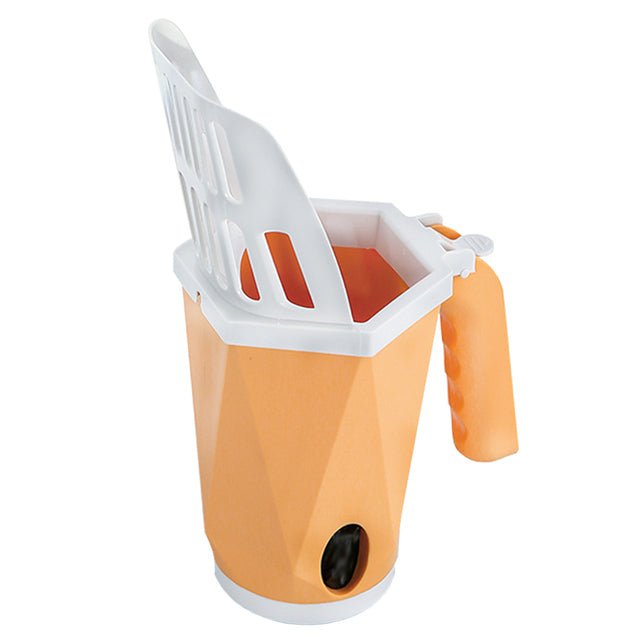 2 in 1 Cat Litter Shovel Scoop-Wiggleez-Yellow + 2 Rolls-Wiggleez