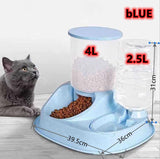 2.2L Pet Automatic Feeding Bowl-Wiggleez-Gray-Wiggleez