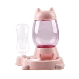 2.2L Pet Automatic Feeding Bowl-Wiggleez-Pink-Wiggleez