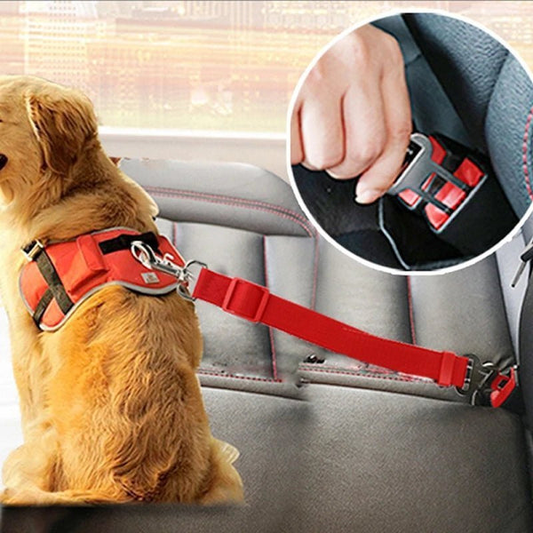Adjustable Pet Safety Seat Belt for Dogs and Cats-Wiggleez-Black-Wiggleez