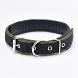 Adjustable Soft Pet Collars-Wiggleez-Black Green Edge-S 1.5x45CM-Wiggleez