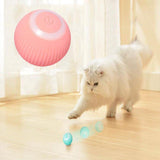 Automatic No Noise Rolling Smart Ball Cat Toy-Wiggleez-Smart Ball Pink-Wiggleez