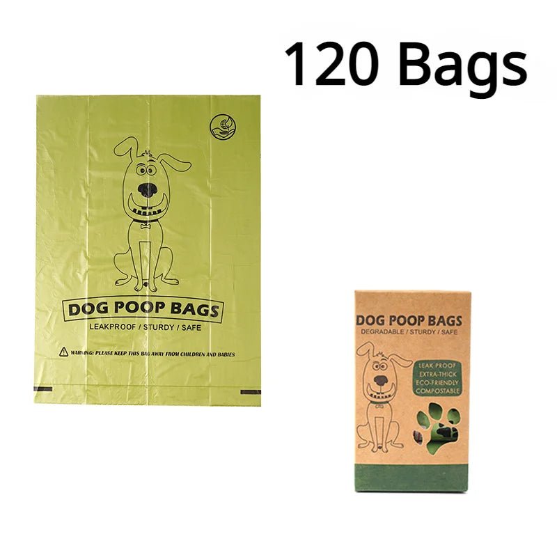 Biodegradable Ecofriendly Pet Waste Garbage Bag-Wiggleez-8 Rolls Blue-Wiggleez