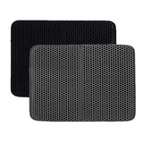 Cat Litter Waterproof Mat-Wiggleez-Black-30x30 cm-Wiggleez