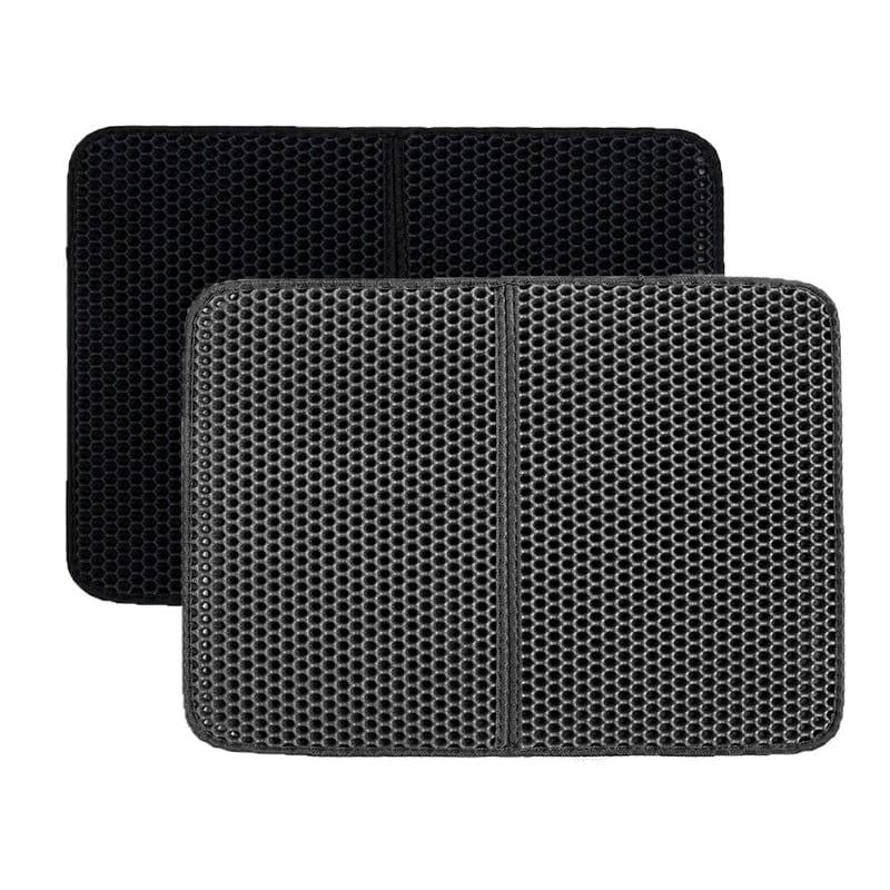 Cat Litter Waterproof Mat-Wiggleez-Black-30x30 cm-Wiggleez