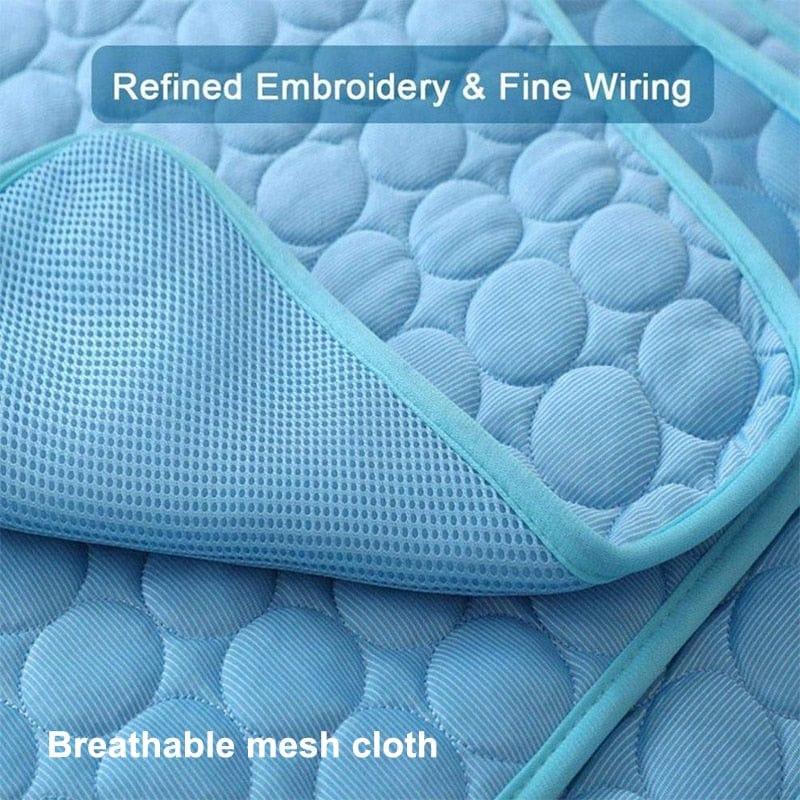 Cooling Dog Washable Mat-Wiggleez-Blue-XS 40x30 cm-Wiggleez