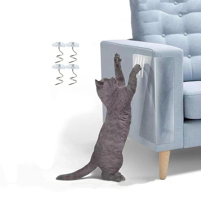 Couch Cat Claw Scratch Furniture Protector Pads-Wiggleez-6x12 in - 2 Sheets-Wiggleez