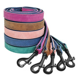 Custom Personalized Premium Leather Dog Collars & Leash Dogs-Wiggleez-Pink Collar-S-Wiggleez