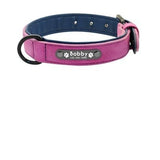 Custom Personalized Premium Leather Dog Collars & Leash Dogs-Wiggleez-Purple Collar-S-Wiggleez