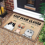 Customized Personalized Water Absorbing Cat and Dog Outdoor and Indoor Door Mat-Wiggleez-B-40cmx60cm-Wiggleez