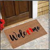 Customized Personalized Water Absorbing Cat and Dog Outdoor and Indoor Door Mat-Wiggleez-H-40cmx60cm-Wiggleez