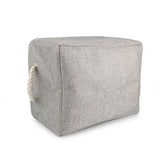 Customized Plain Dog Toy Paw Storage Basket-Wiggleez-F Gray-S 12 x 8 x 5 In-Wiggleez