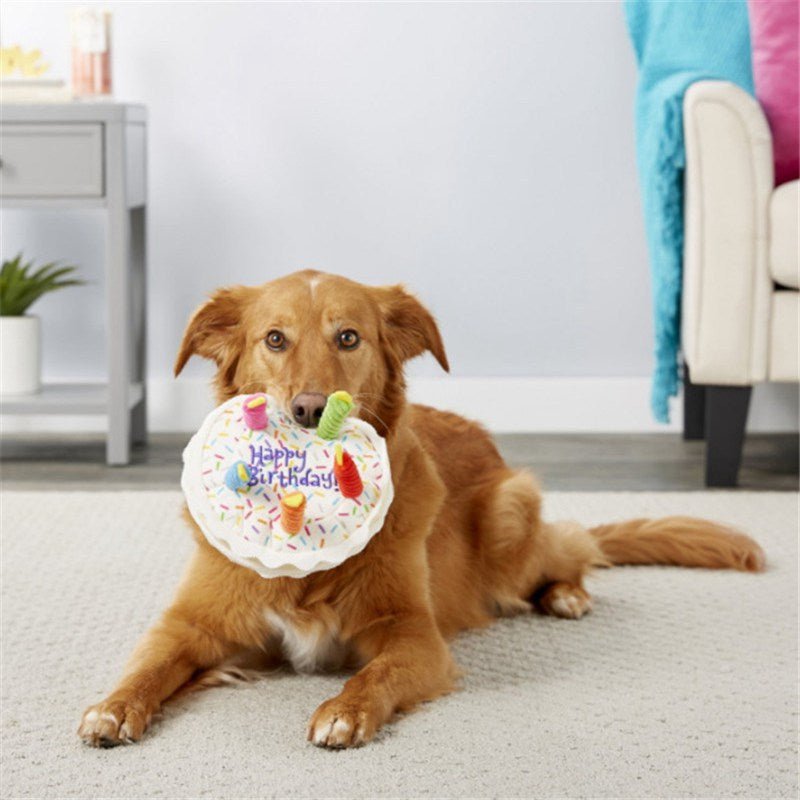 Cute Birthday Cake Dog Toy-Wiggleez-Cupcake-Wiggleez