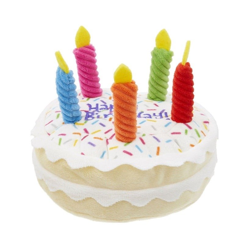 Cute Birthday Cake Dog Toy-Wiggleez-Birthday Gift-Wiggleez