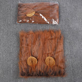 Cute Lion Mane Wig For Dogs and Cats-Wiggleez-Dark Brown-Wiggleez