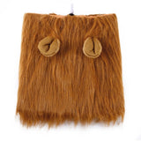 Cute Lion Mane Wig For Dogs and Cats-Wiggleez-Light Brown-Wiggleez