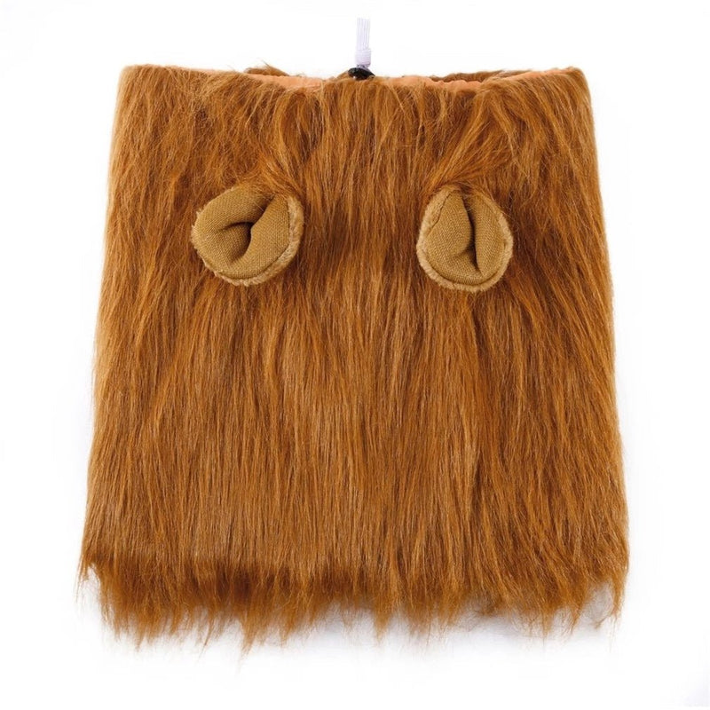 Cute Lion Mane Wig For Dogs and Cats-Wiggleez-Light Brown-Wiggleez