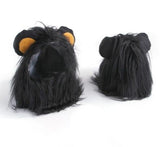 Cute Lion Wig for Cat and Small dogs-Wiggleez-Black-S-Wiggleez