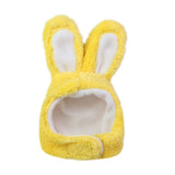 Cute Rabbit Ears Cap for Cats-Wiggleez-Yellow-Wiggleez
