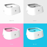 Dog Floating Non Spill Drinking Water Bowl Dispenser-Wiggleez-B-Grey-Wiggleez