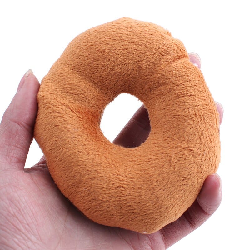 Dog Squeaking Doughnut Toy-Wiggleez-Pink-Wiggleez