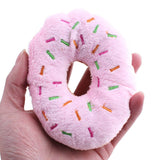Dog Squeaking Doughnut Toy-Wiggleez-Pink-Wiggleez