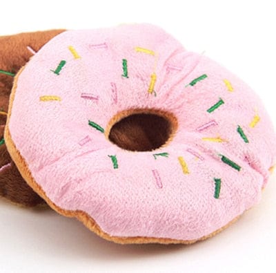 Dog Squeaking Doughnut Toy-Wiggleez-Pink-Wiggleez