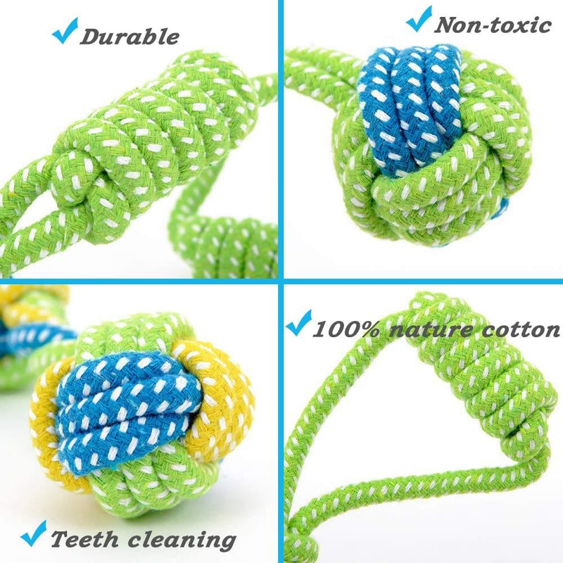 Dog Toy Rope Ball-Wiggleez-Style-A-Wiggleez