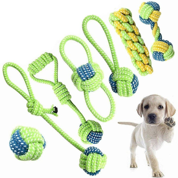 Dog Toy Rope Ball-Wiggleez-Style-A-Wiggleez