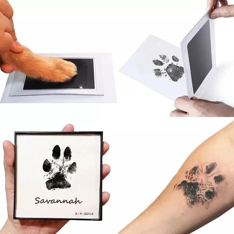 Dog and Cat Paw Print Pad- Ink-Free-Wiggleez-Blue-Wiggleez
