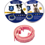 Flea Tick Prevention Collar For Dogs-Wiggleez-Light Pink-15 in-Wiggleez