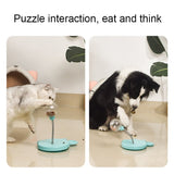 Interactive Cat Dog Treat Leaking Toy Wheel-Wiggleez-Green-Wiggleez