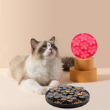 Interactive Dog and Cat Slow Feeder Bowl-Wiggleez-Black Round-Wiggleez