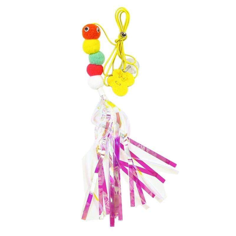 Interactive Hanging Cat Toy-Wiggleez-Feather Caterpillar2-Wiggleez