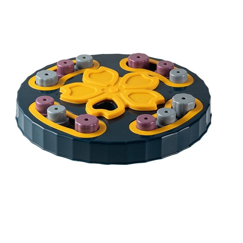 Interactive Pet Puzzle Toy Feeder-Wiggleez-Dark Blue-Wiggleez
