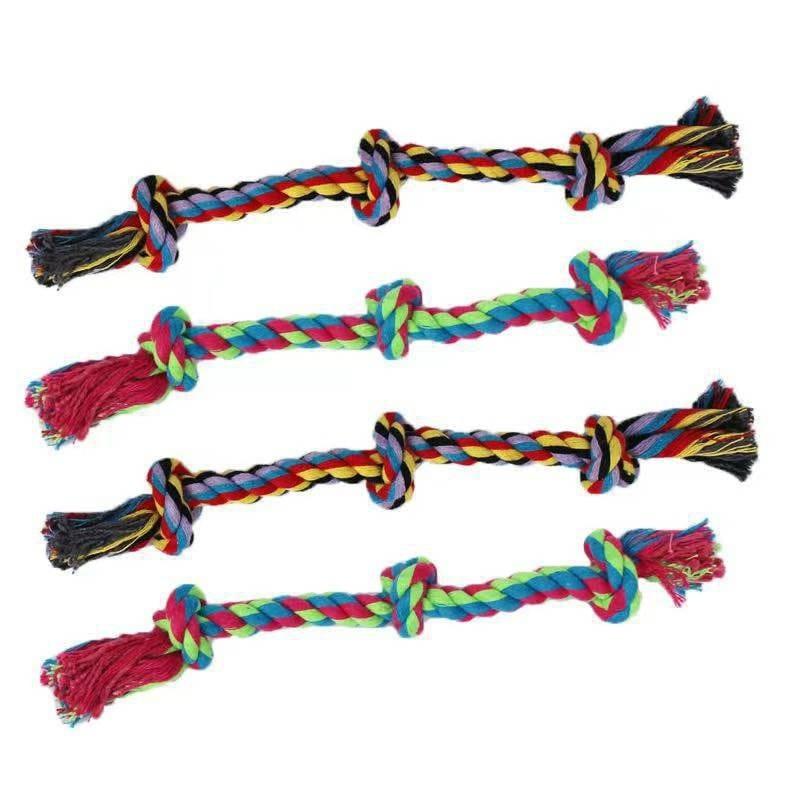 Knot Rope Chewing Toy For Dogs-Wiggleez-H 25cm-Wiggleez