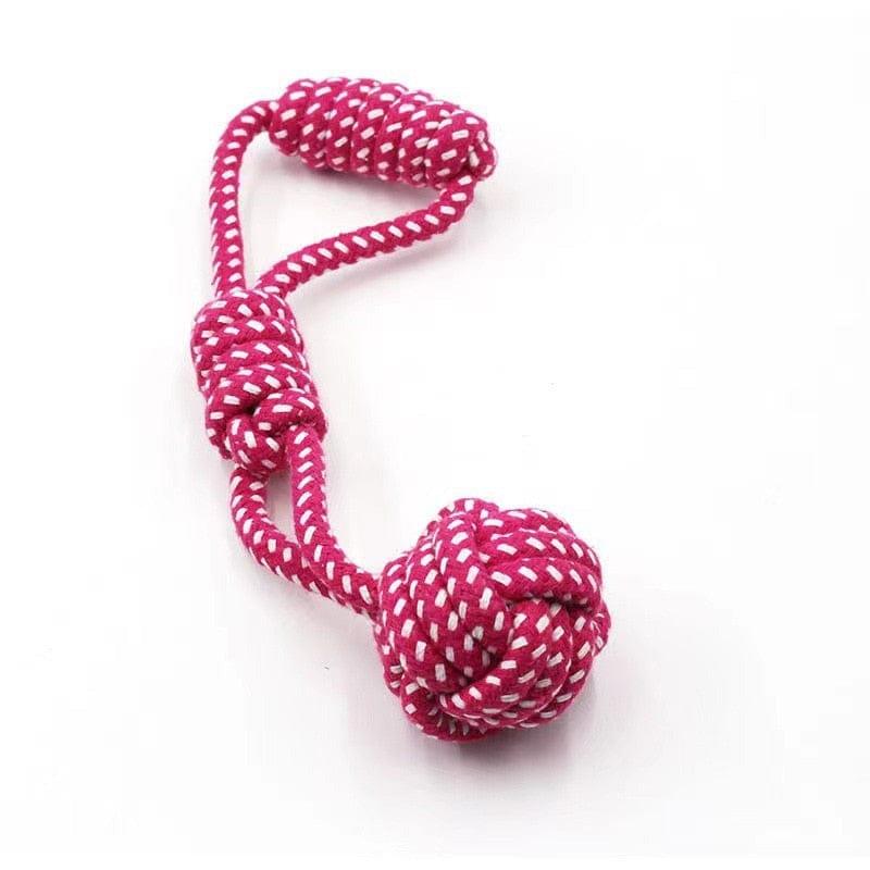 Knot Rope Chewing Toy For Dogs-Wiggleez-I 19cm-Wiggleez