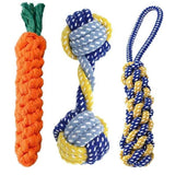 Knot Rope Chewing Toy For Dogs-Wiggleez-A 16cm-Wiggleez