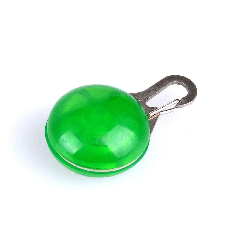 LED Glowing Collar Glowing Pendant-Wiggleez-Green-S-Wiggleez