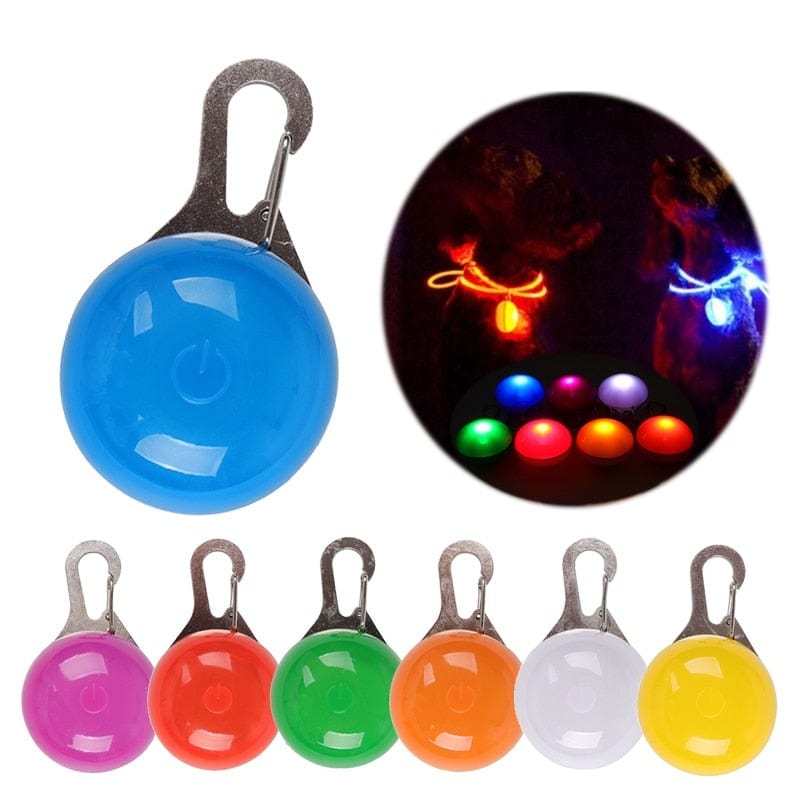 LED Glowing Collar Glowing Pendant-Wiggleez-White-S-Wiggleez