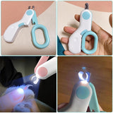 LED Pet Nail Clipper Grooming Scissors for Dogs & Cats-Nail Clipper Scissor-Wiggleez-LED Light 1-Wiggleez