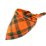 Large Dog Bandanas-Wiggleez-Dark Orange-Wiggleez