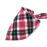 Large Dog Bandanas-Wiggleez-Pink and Black-Wiggleez