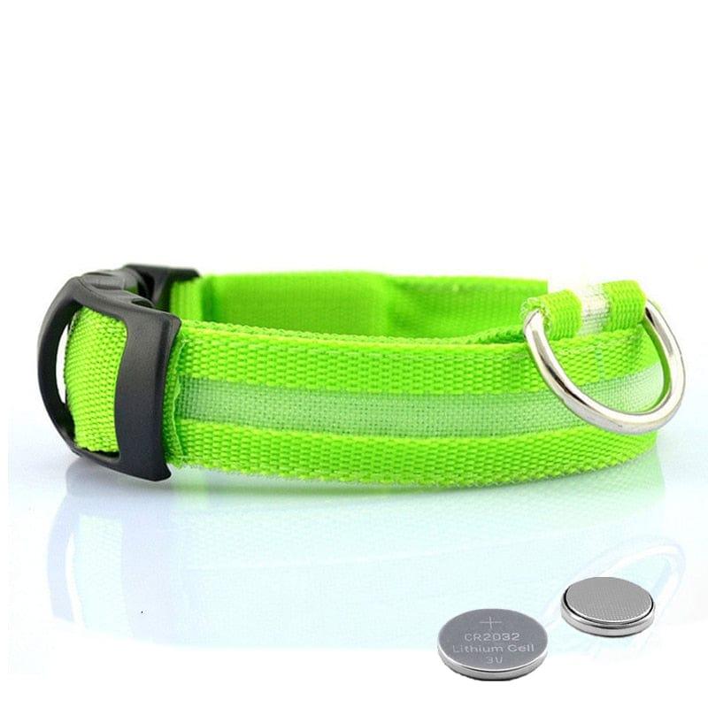 Led Dog Collar Light-Wiggleez-Blue USB charging-XS-Wiggleez