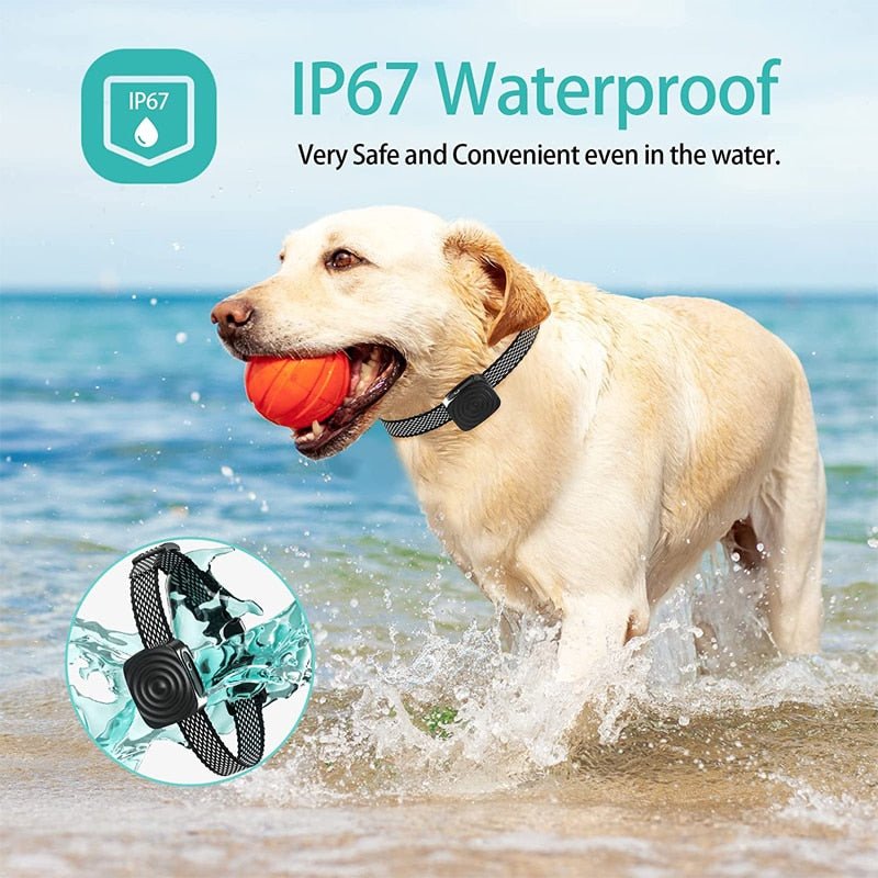 Lightweight and Waterproof No Shock Bark Control Collar with 2 Training Modes-Anti Barking No Shock Collar-Wiggleez-Wiggleez