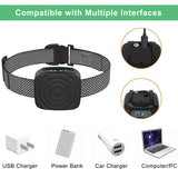 Lightweight and Waterproof No Shock Bark Control Collar with 2 Training Modes-Anti Barking No Shock Collar-Wiggleez-Wiggleez