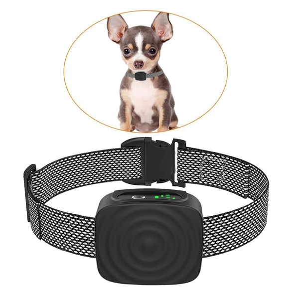 Lightweight and Waterproof No Shock Bark Control Collar with 2 Training Modes-Anti Barking No Shock Collar-Wiggleez-Wiggleez