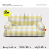 Modern Luxury Small Dog Cat Nest Sofa Bedding-Wiggleez-Yellow White Modern Sofa Bed-Wiggleez