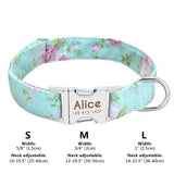 Personalized Dog Collar-Wiggleez-Rose-S-Wiggleez